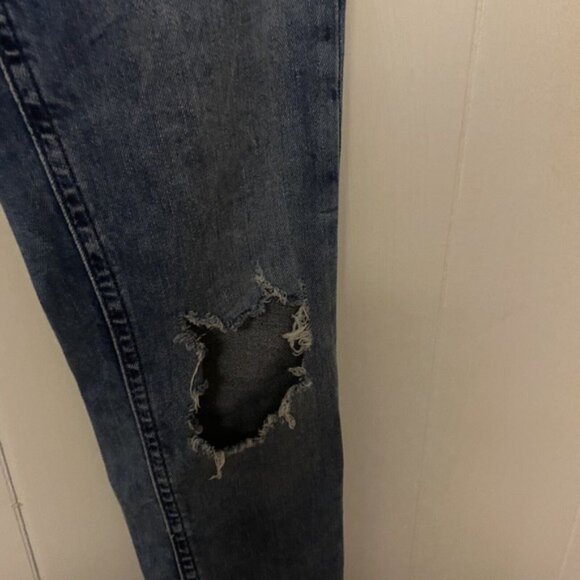 Free People Jeans Light Wash OB754010R Womens Sz 25R Destroyed Skinny Pant NWT - Picture 7 of 9